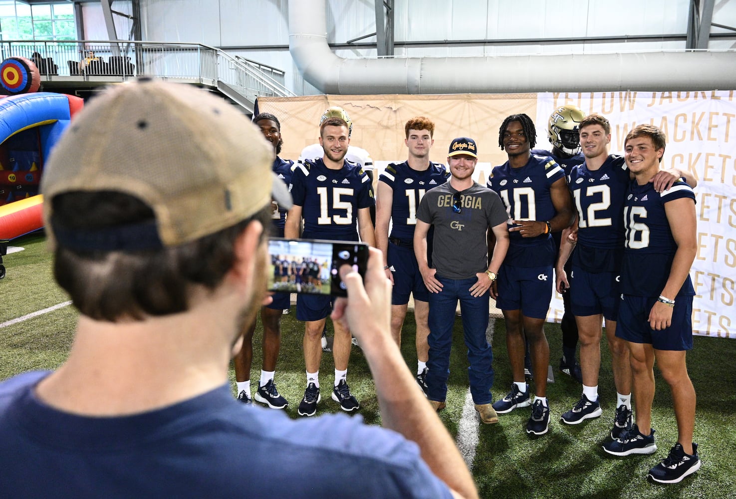 Georgia Tech fan day photo