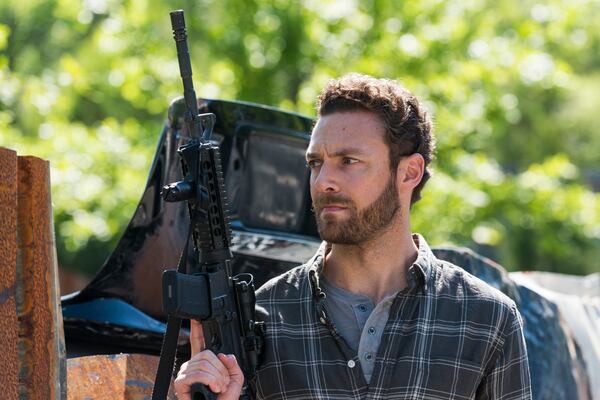  Ross Marquand as Aaron - The Walking Dead _ Season 8, Episode 1 - Photo Credit: Gene Page/AMC