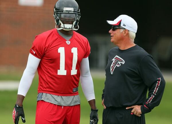 "Young man, have you given any thought to playing safety?" (Curtis Compton/AJC photo)