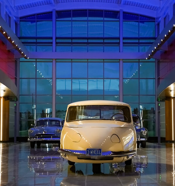 The Great Hall at Savoy Automobile Museum.