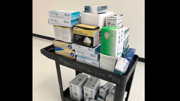 Hard-to-find N95 masks are among the items Henry Schools donated to Henry Piedmont Hospital.