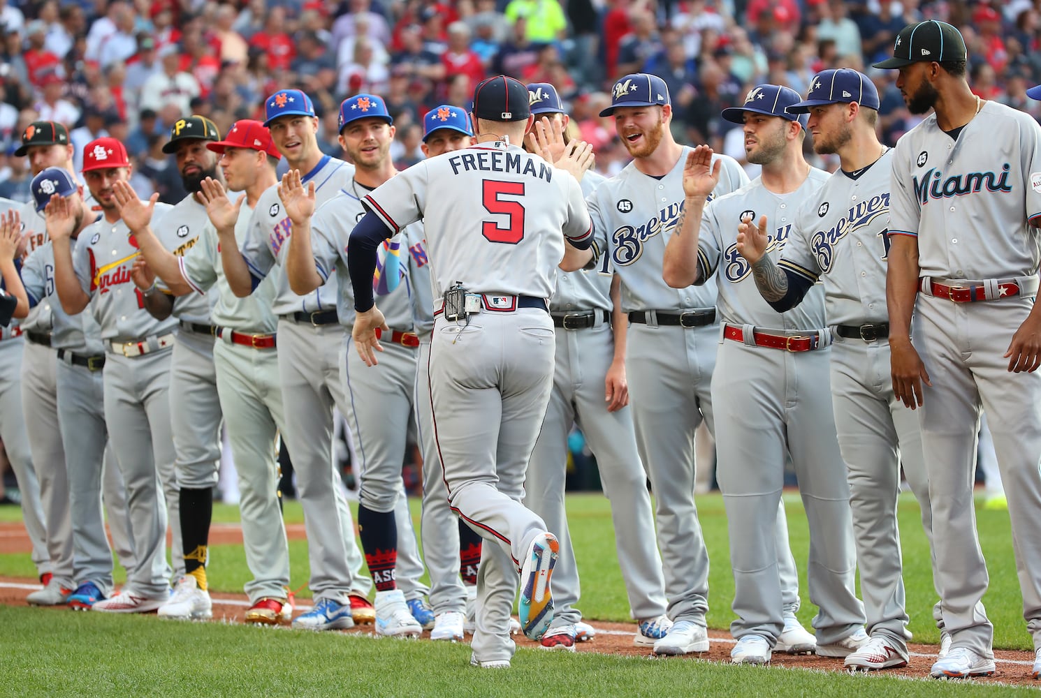 Photos: Braves at the All-Star game