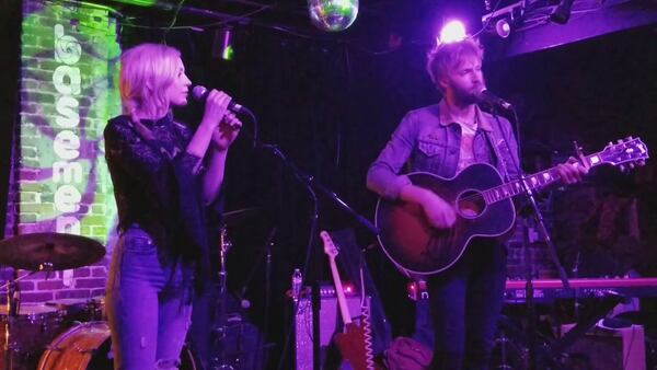 Emily Kinney and Paul McDonald as Sweetheart Deal.