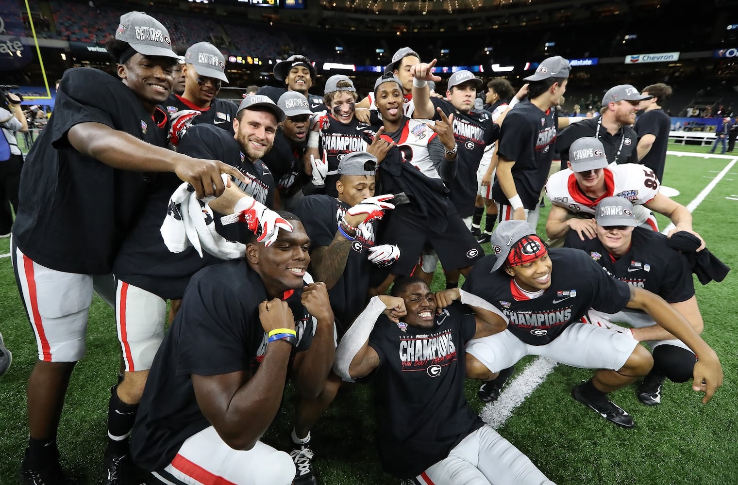 Photos: Bulldogs too much for Baylor in Sugar Bowl