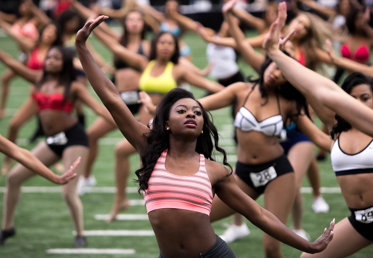 Atlanta Falcons cheerleader tryouts