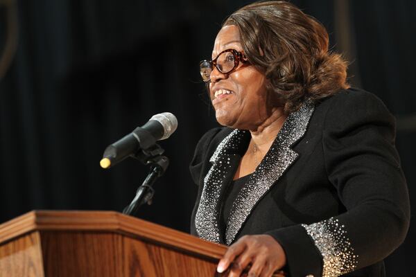 City Councilwoman Rosie Jackson said she was relieved the Fulton County district attorney had decided not to press charges after a colleague accused her of threatening her with a Taser. (HENRY TAYLOR / HENRY.TAYLOR@AJC.COM)