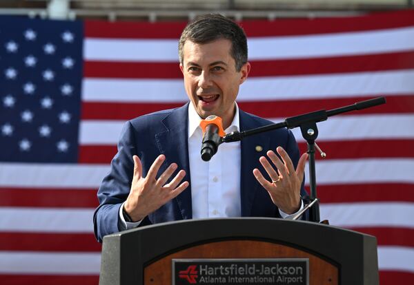 U.S. Transportation Secretary Pete Buttigieg is being talked about as a potential running mate for Vice President Kamala Harris.