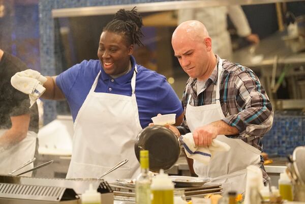 T Gregoire (left), former Lithonia resident, came in second season 14 and is back for season 18 of 'Hell's Kitchen."