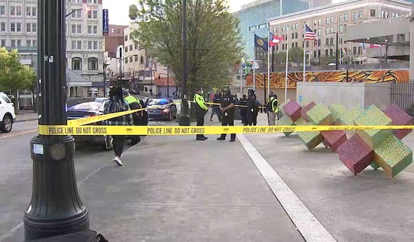 A man was killed and a suspect was taken into custody following a shooting at the Five Points MARTA station in downtown Atlanta on Thursday.