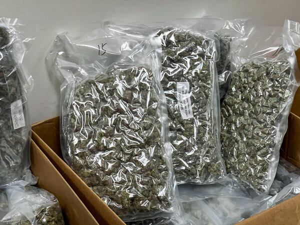 Bags of marijuana were professionally measured, packed and vacuum-sealed, Atlanta police said. 