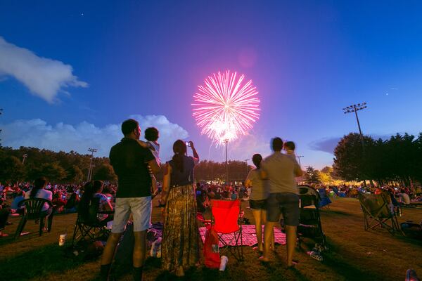 July 4, 2018- Alpharetta, Ga: 4th of July Celebration at Wills Park Wednesday, July 4, 2018, in Alpharetta, Ga. Shot for the Alpharetta Convention and Visitors Bureau. PHOTO / JASON GETZ