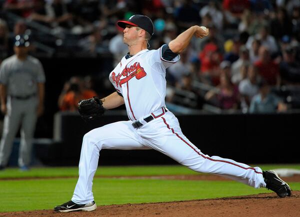 Atlanta Braves pitcher Alex Wood delivers to the Toronto Blue Jays in the ninth inning of a baseball game, his debut in the majors, in Atlanta, Thursday, May 30, 2013. Atlanta won 11-3. (AP Photo/David Tulis) Alex Wood's impressive performance in 2014 earned him a spot in the Braves starting rotation for 2015. (AP photo/David Tulis)