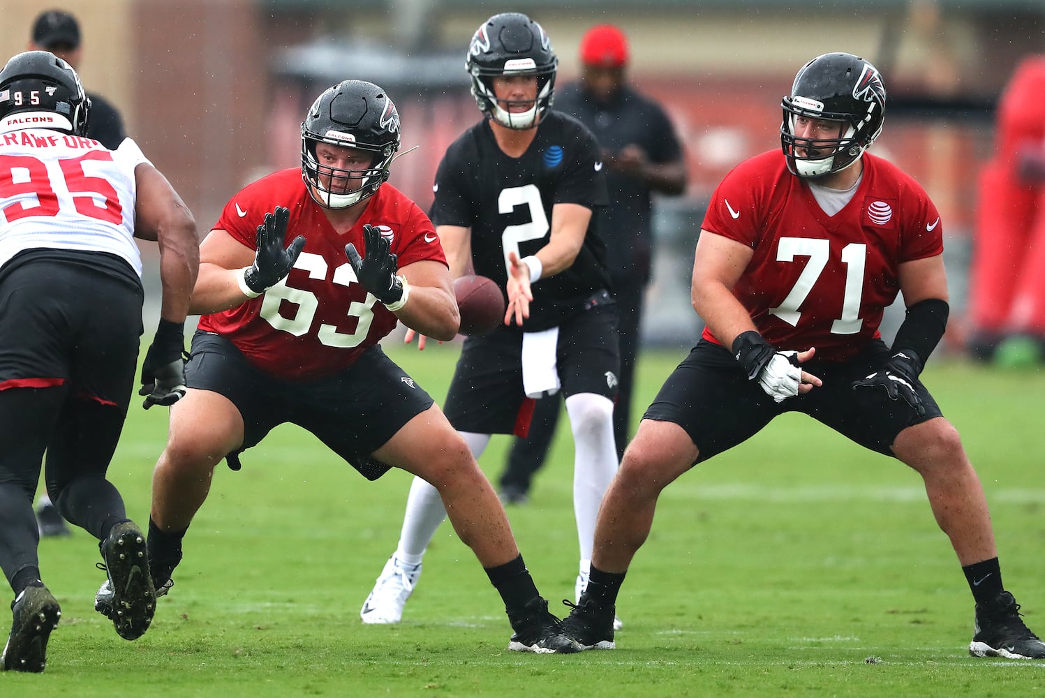 Photos: Ridley, Jones and Ryan put in extra work at Falcons’ camp