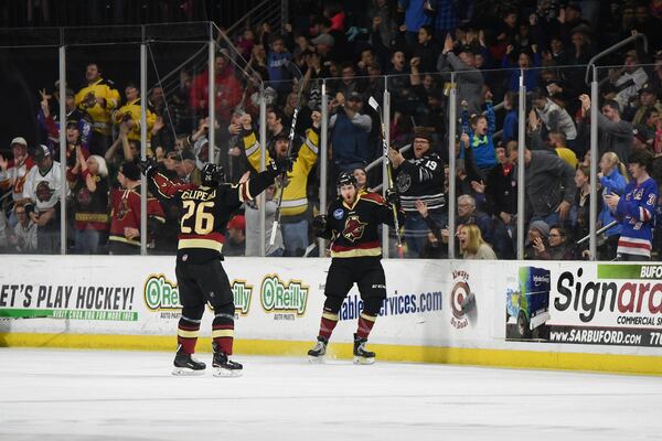 Cheer on the Atlanta Gladiators as they play the Greenville Swamp Rabbits. Contributed by Atlanta Gladiators