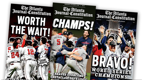 AJC to offer official digital NFT versions of popular Atlanta Braves news pages