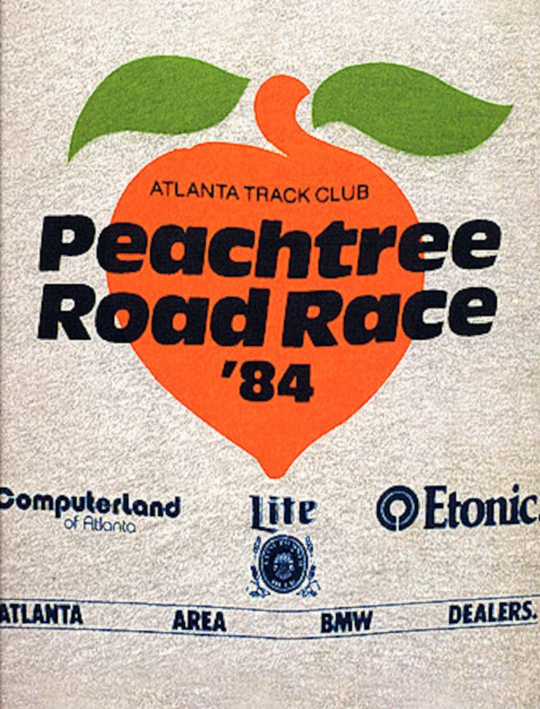 Peachtree Road Race: 1980s T-shirts