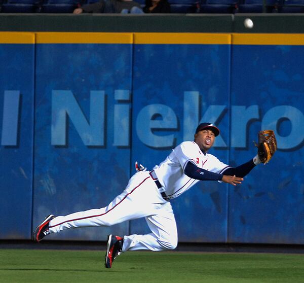 Andruw Jones was a defensive star with the Braves for 12 years.