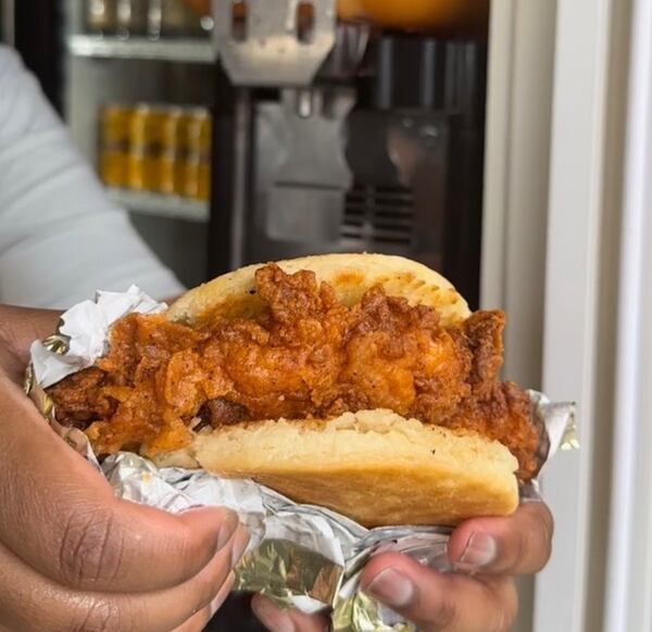 Goody's Goldenboy chicken biscuit was a quick hit after the restaurant opened in late March. (Courtesy of Goody's)