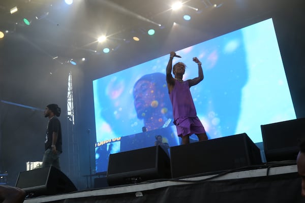 Rae Sremmurd performs at One Music Fest. (Tyson Horne-tyson.horne@ajc.com)