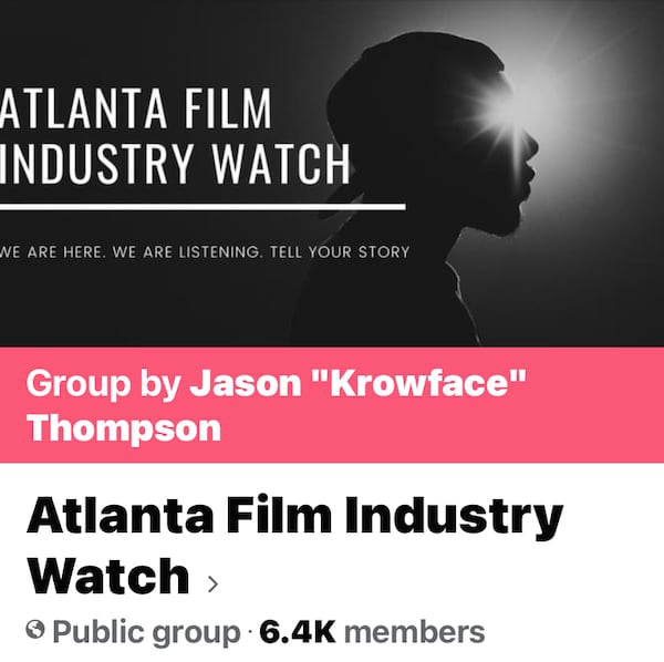 The Atlanta Film Industry Watch Facebook page.