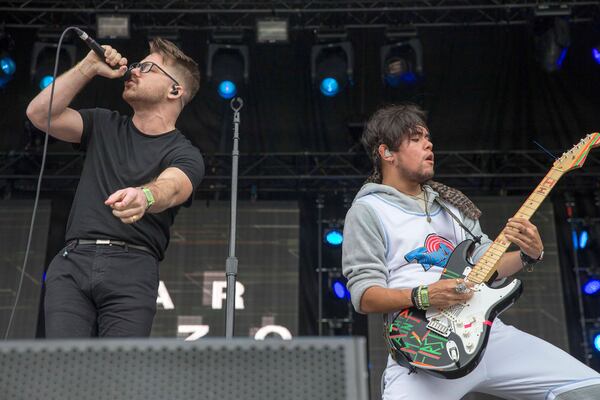 09/16/2018 -- Atlanta, Georgia -- A R I Z O N A performs at the Great Southeast Music Hall stage during the Music Midtown festival at Piedmont Park in Atlanta, Sunday, September 16, 2018. (ALYSSA POINTER/ALYSSA.POINTER@AJC.COM)