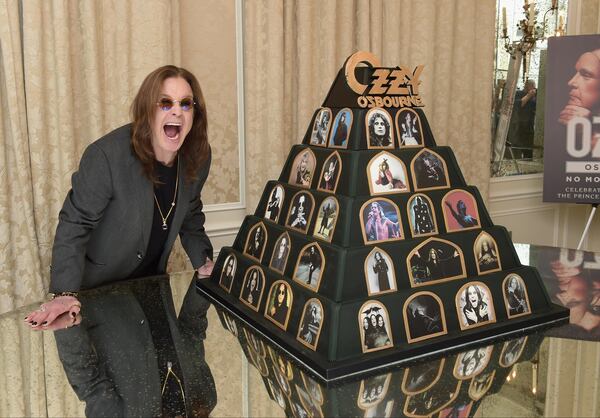 Ozzy Osbourne Announces "No More Tours 2" Final World Tour at Press Conference at his Los Angeles Home on February 6, 2018 in Los Angeles, California.  He was recently admitted to an intensive care unit due to flu complications.