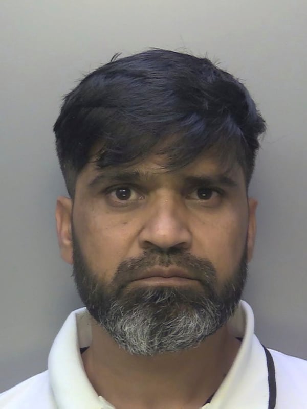 This undated handout custody photo issued by Surrey Police shows Urfan Sharif, the father of Sara Sharif. (Surrey Police via AP)