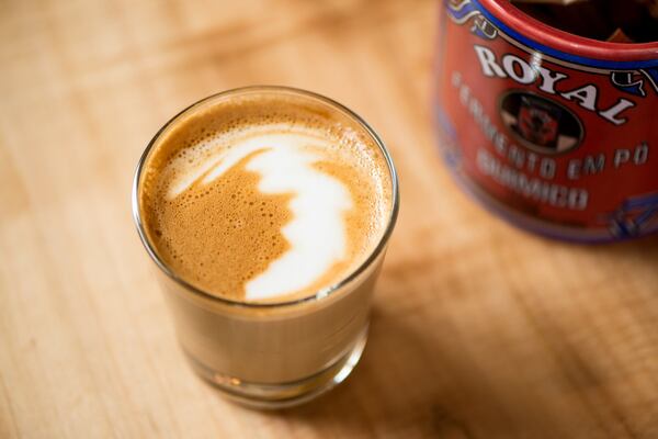 Cortado from the coffee bar at Buteco. Photo credit- Mia Yakel.