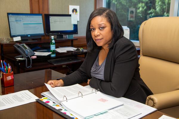 Judge Tadia Whitner, appointed by Gov. Brian Kemp and the first African American to serve on Gwinnett County’s Superior Court bench. (Phil Skinner/AJC)