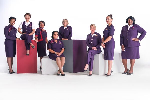 Delta’s new uniforms (Photo via Delta Airlines)