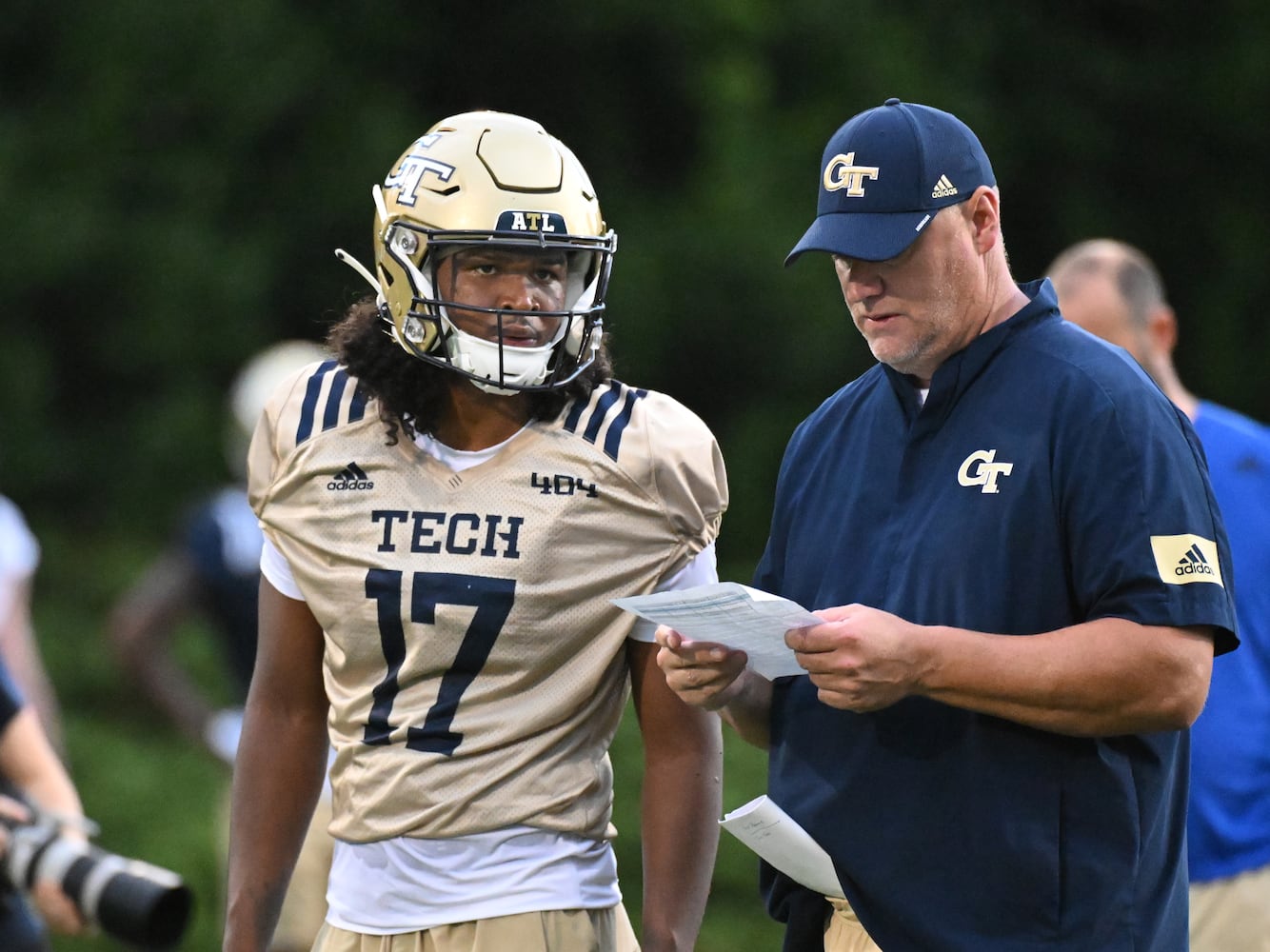 Georgia Tech football practice photo