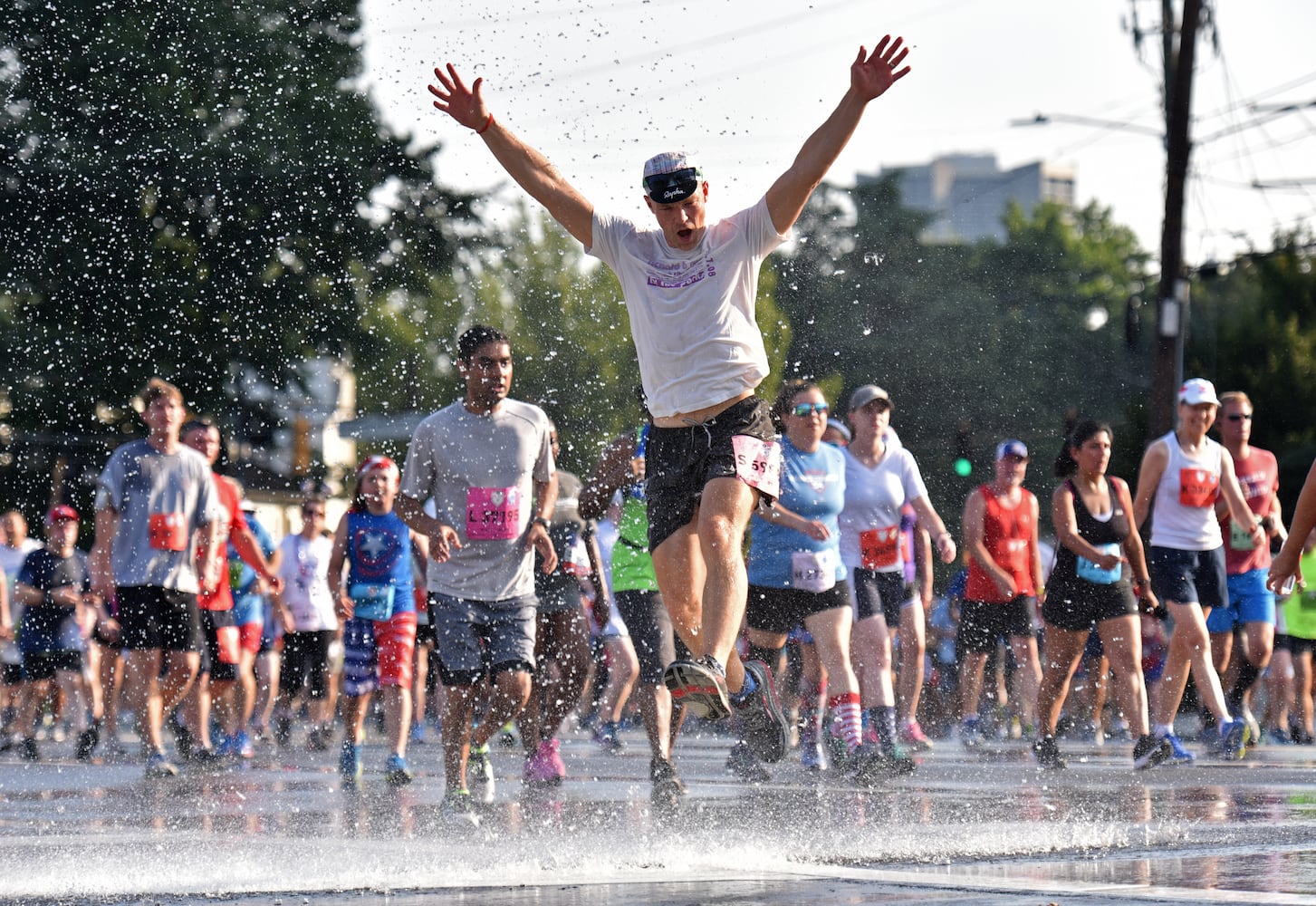 Photos: Cardiac Hill at AJC Peachtree Road Race