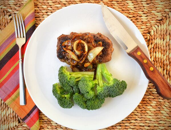 Salisbury Steaks with Caramelized Onions saves time and is an economical way to dress up ground sirloin. F