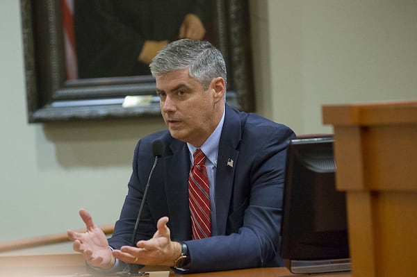 Fulton County Commissioner Bob Ellis voted against the county’s 2019 budget. (ALYSSA POINTER/ALYSSA.POINTER@AJC.COM) AJC FILE PHOTO