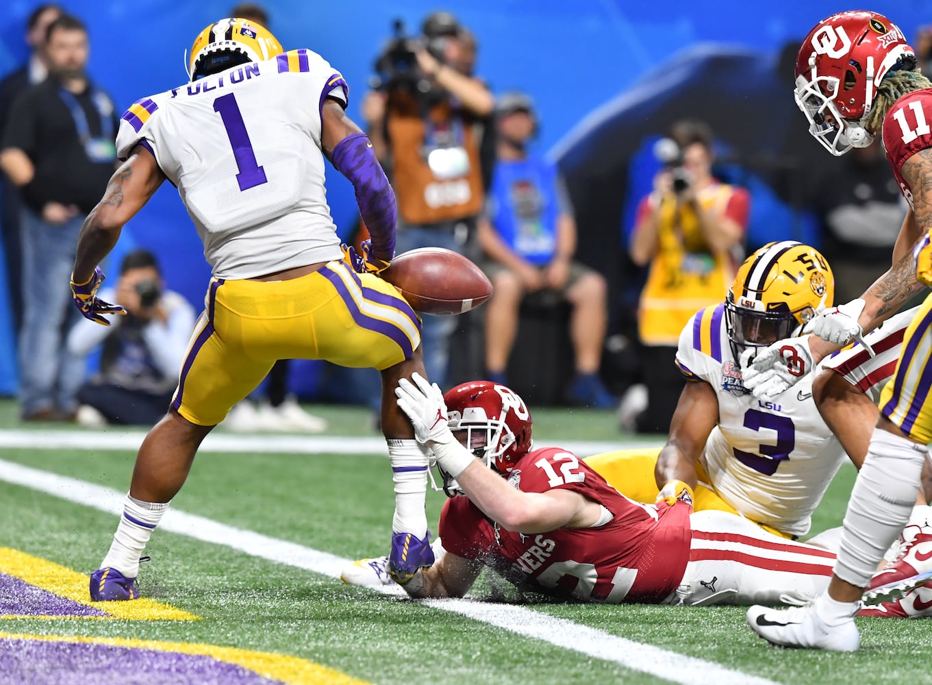 Photos: LSU crushes Oklahoma in Peach Bowl in Atlanta