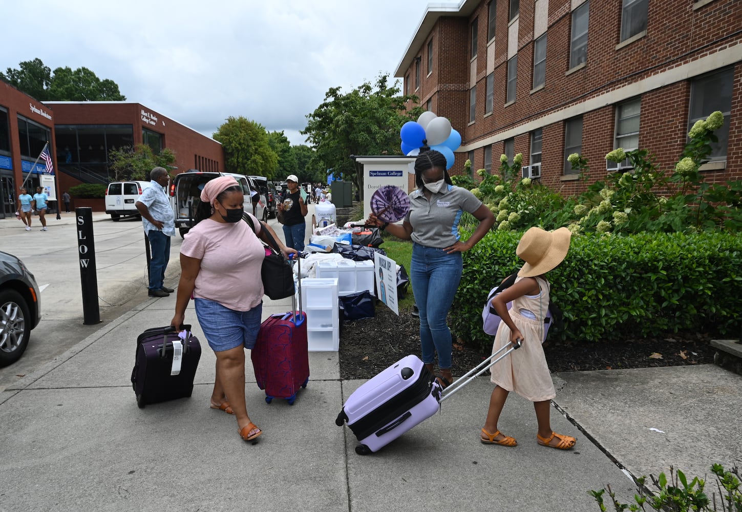 Spelman College move-in photo