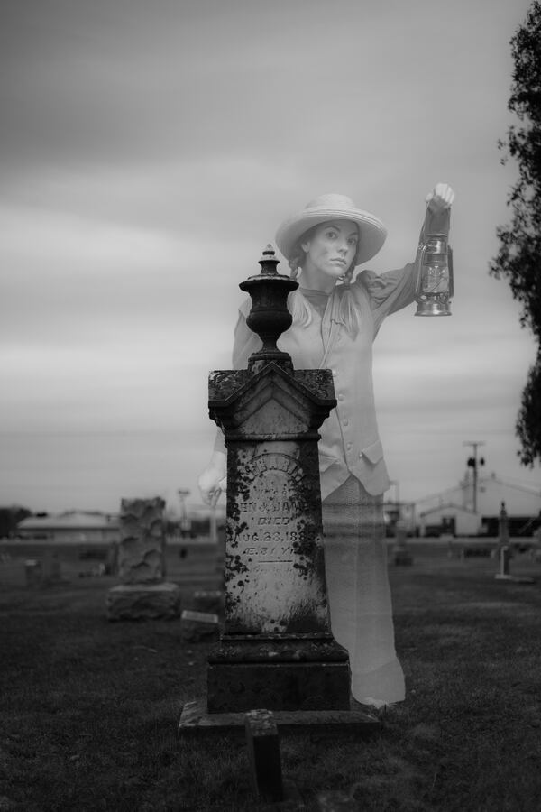 Spirits come alive on the Haunted Cemetery Tour of the Historic Lawrenceville Cemetery. Photo: Courtesy of Aurora Theatre