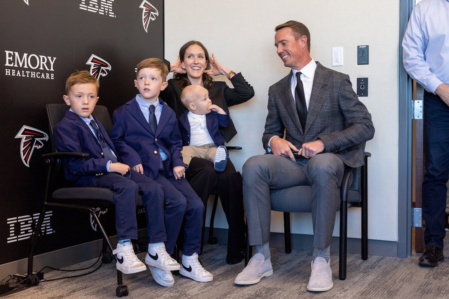 Matt Ryan retirement press conference photo
