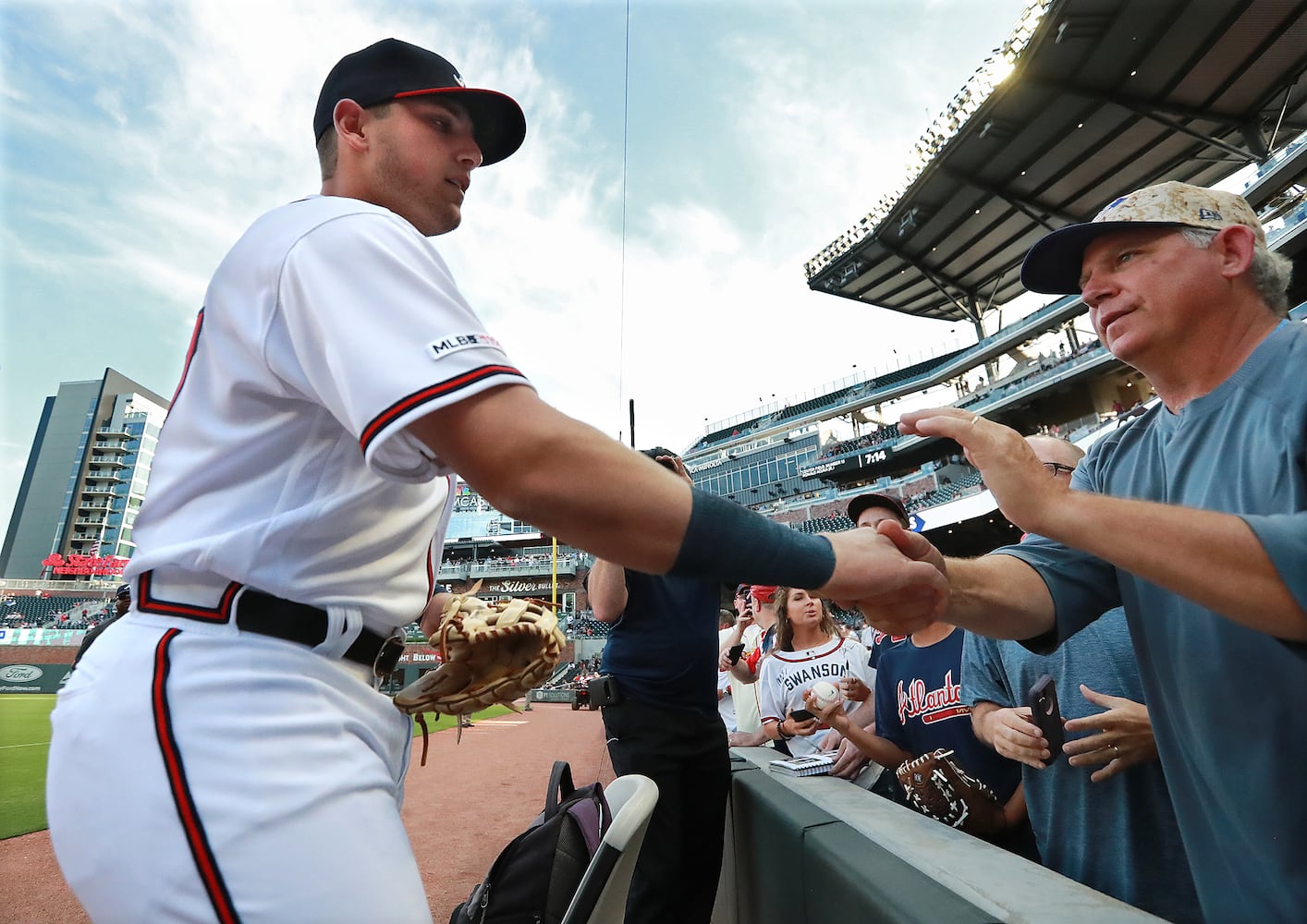 Photos: Braves’ Austin Riley crushes home run in his first game