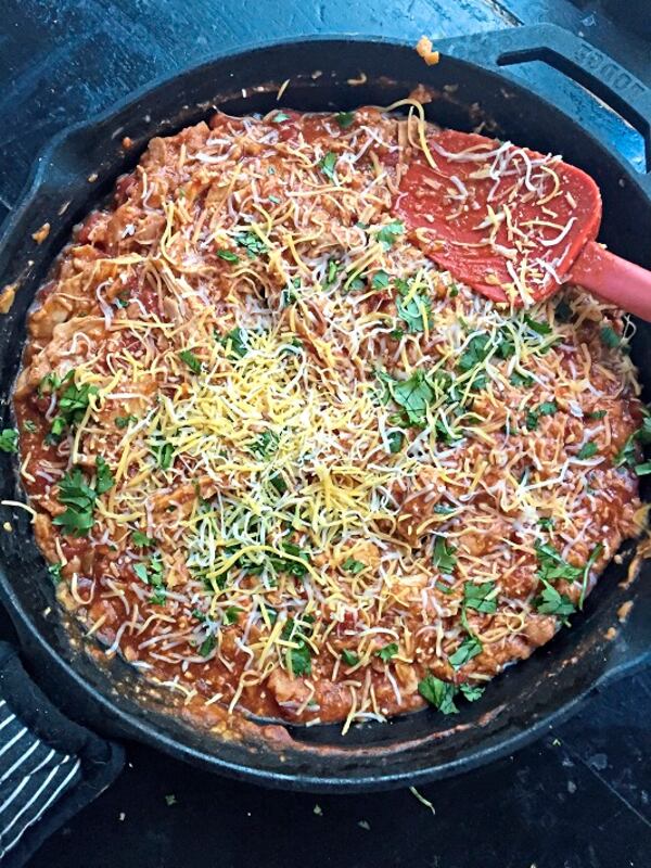 Chicken Enchilada Skillet. (Gretchen McKay/Pittsburgh Post-Gazette/TNS)