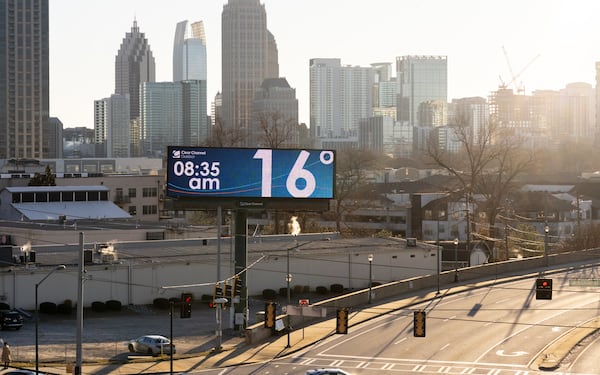 From yesterday, a (literally) ominous sign above 17th Street. 