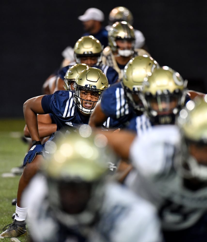 Georgia Tech football practice photo