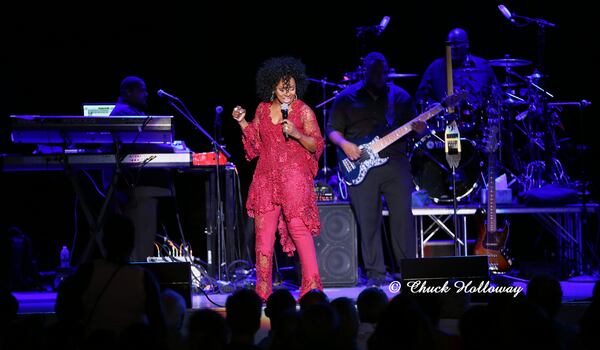 Gladys Knight stocked her hour-long show with classics and several covers. Photo: Chuck Holloway/Special to the AJC.