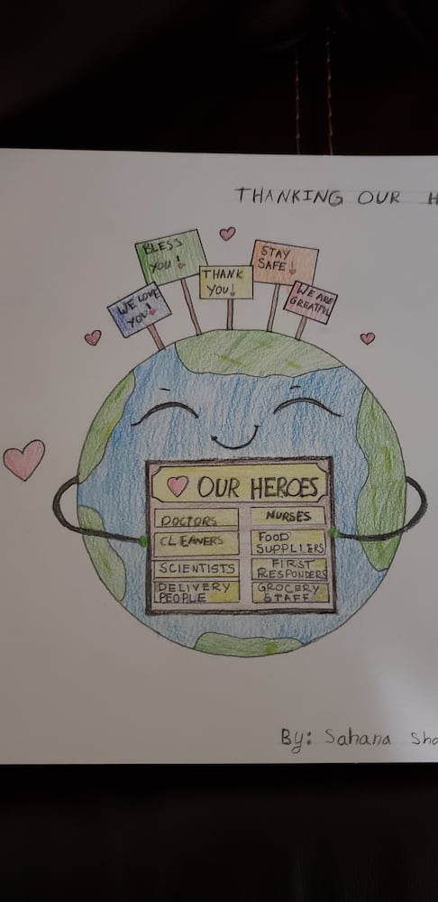 Art from the Heart: Kids thank front-line workers