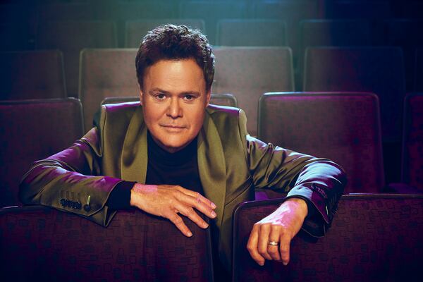 Donny Osmond is coming to the Cobb Energy Performing Arts Centre on June 25, 2024, his first concert in Atlanta in nearly 20 years. LEE CHERRY