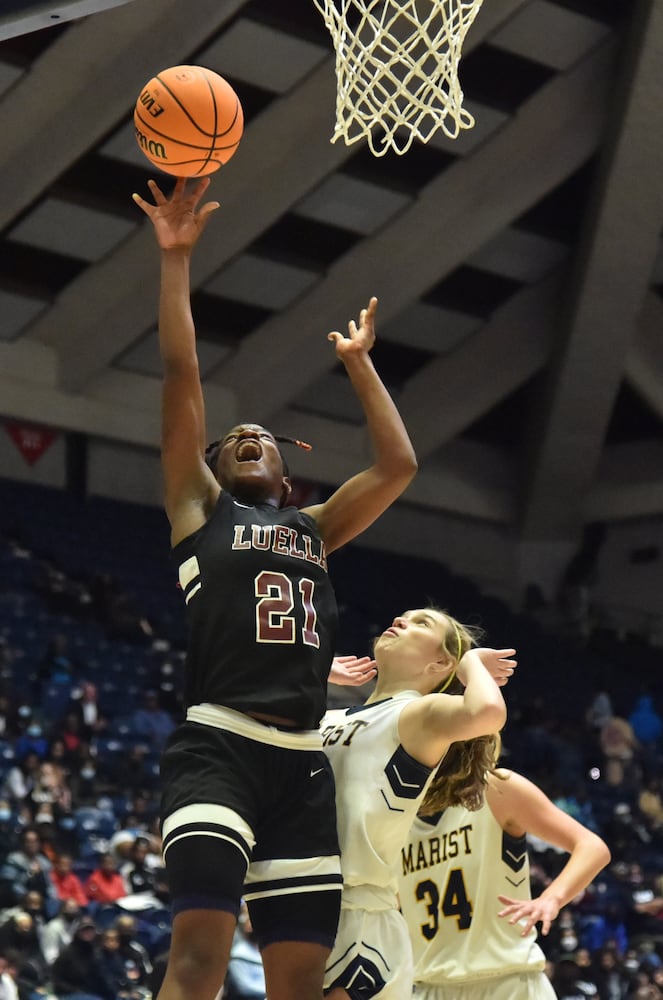 basketball finals: Luella vs. Marist girls