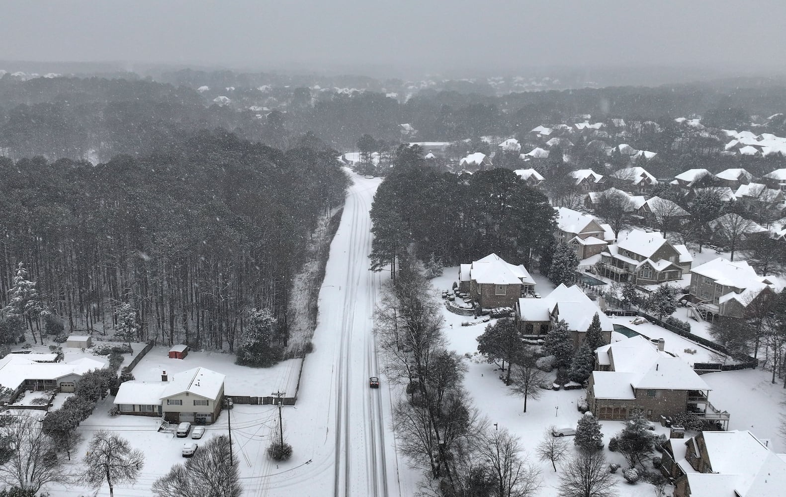 PHOTOS: Snow storm hits Atlanta