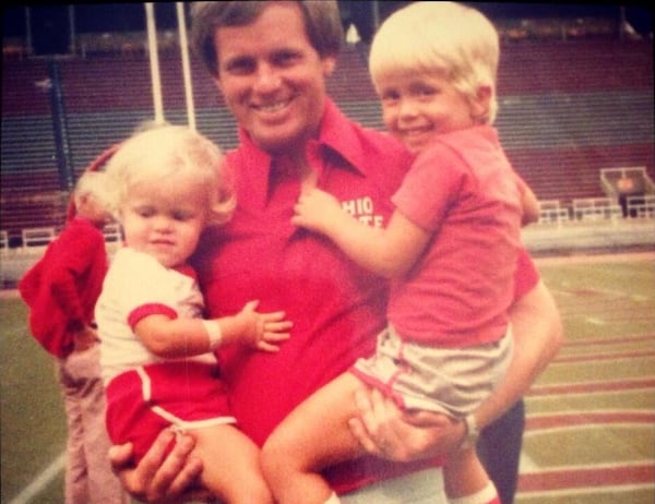 Glen Mason, once an Ohio State assistant coach, has always prided himself on being a good father. (Family photo)