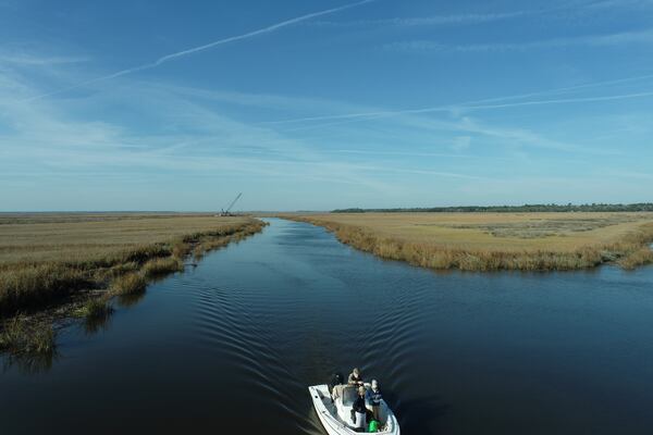 The Army Corps of Engineers has blocked off man-made cuts through Georgia's coastal salt marsh, restoring the natural flow of water.