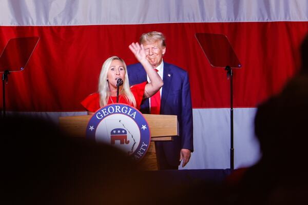 U.S. Rep. Marjorie Taylor Greene, firmly entrenched in the MAGA wing of Georgia's Republican Party as one of former President Donald Trump's most vocal defenders, is the most prominent Republican in the state's U.S. House delegation. (Anna Moneymaker/Getty Images/TNS)